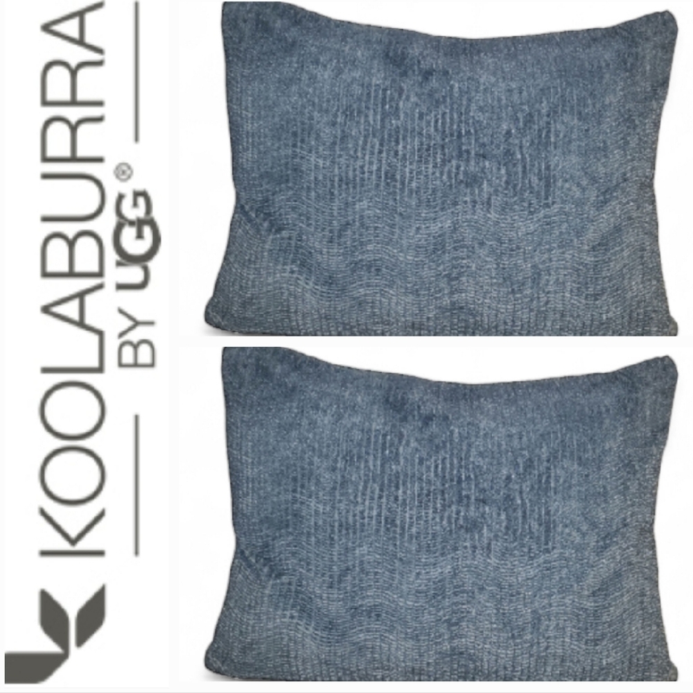 Koolaburra By UGG Gray Faux Fur 2 Standard Shams.